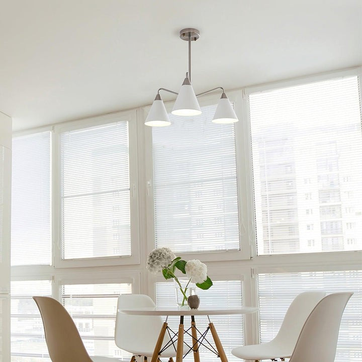 Modern Asymmetric Cone Shade Pendant Chandelier