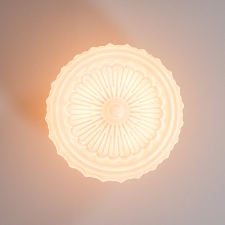 Modern Black Metal & Glass Ceiling Light Fixture – Multi-Bulb Design