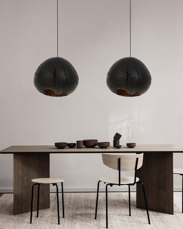 Modern Black Multi-Cluster Pendant Light