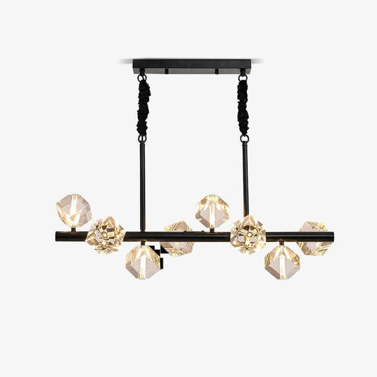 Modern Crystal Multi-Light LED Chandelier