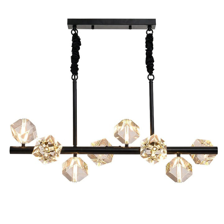 Modern Crystal Multi-Light LED Chandelier