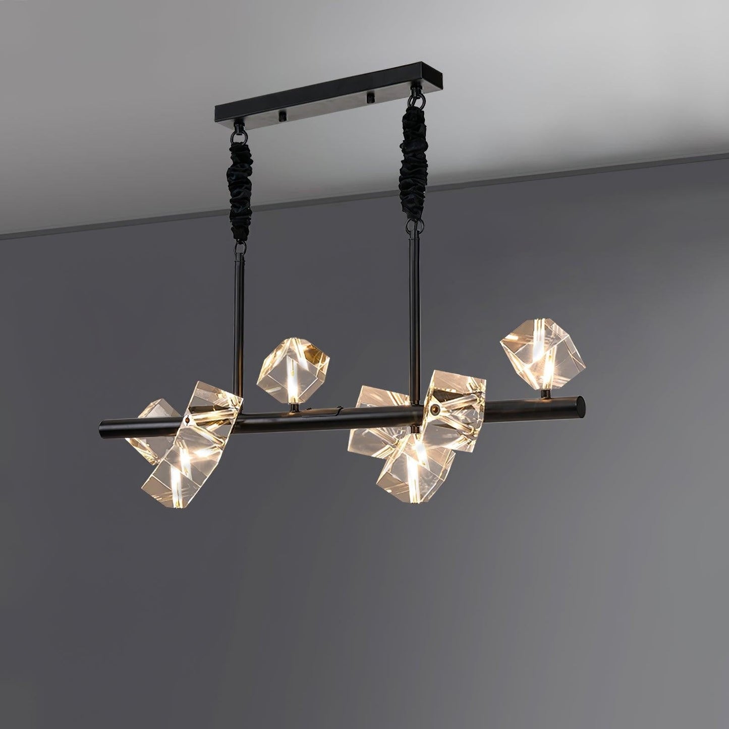 Modern Crystal Multi-Light LED Chandelier