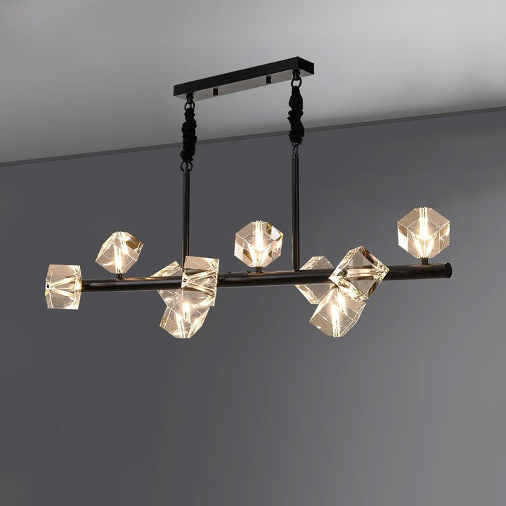 Modern Crystal Multi-Light LED Chandelier