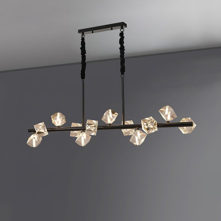 Modern Crystal Multi-Light LED Chandelier