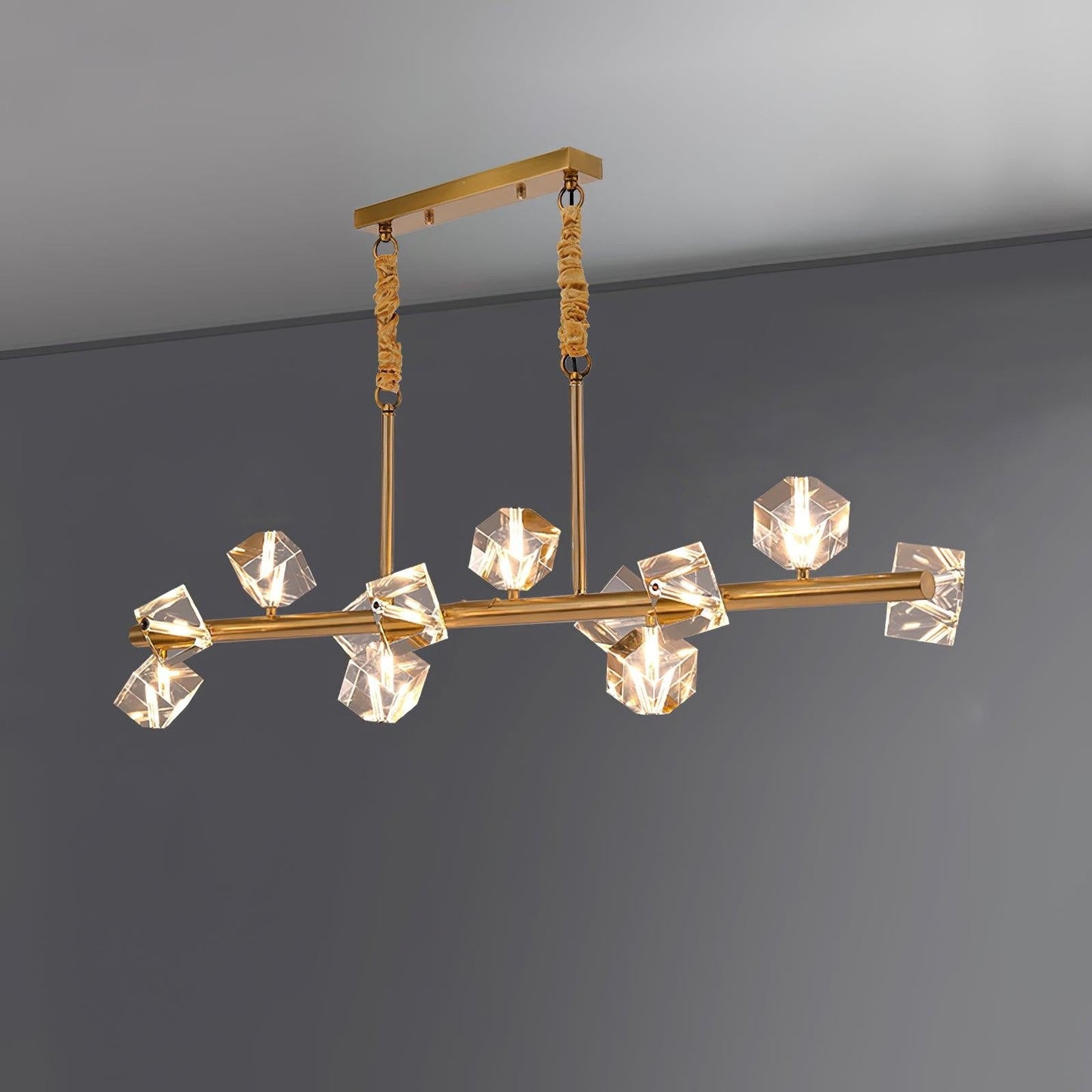 Modern Crystal Multi-Light LED Chandelier