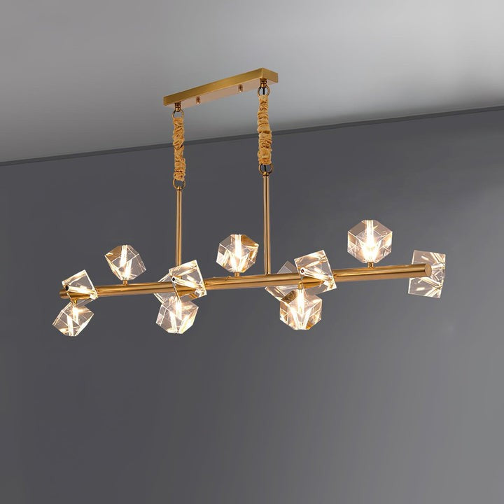 Modern Crystal Multi-Light LED Chandelier