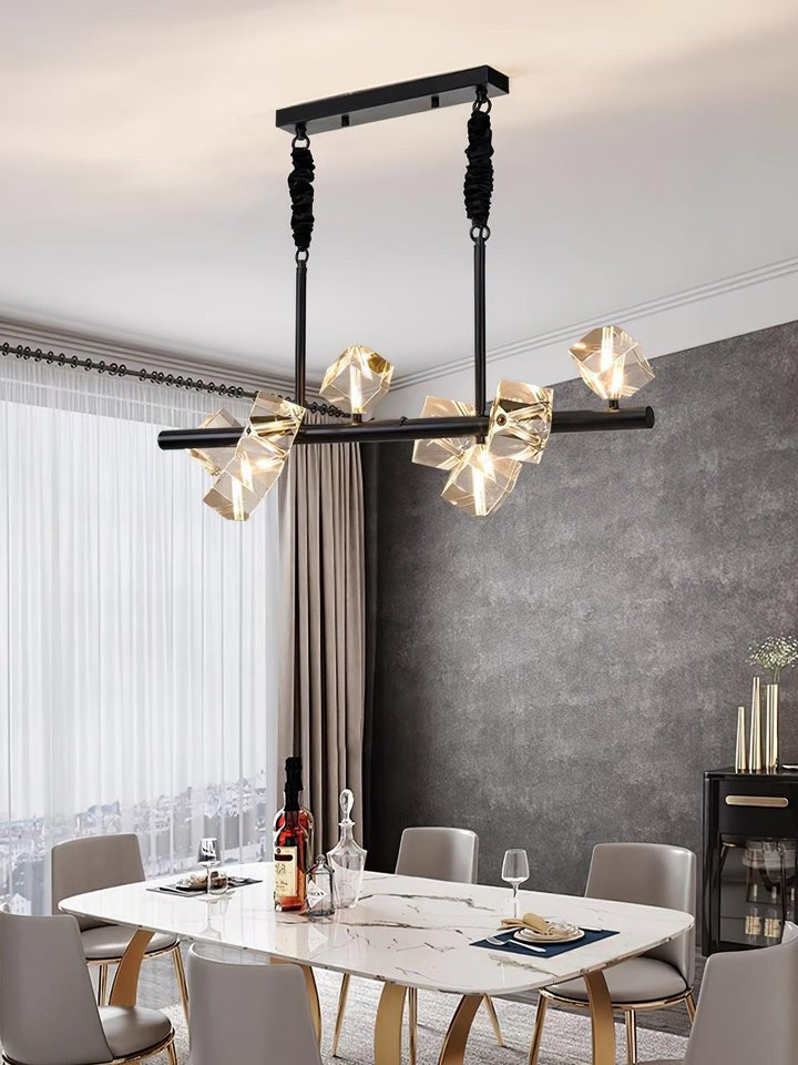 Modern Crystal Multi-Light LED Chandelier