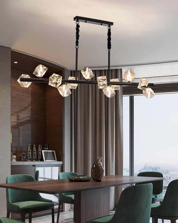 Modern Crystal Multi-Light LED Chandelier