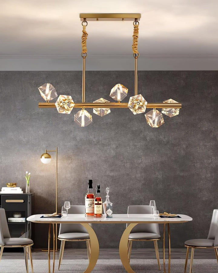 Modern Crystal Multi-Light LED Chandelier
