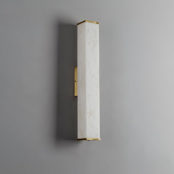 Modern Cuboid Alabaster LED Wall Light