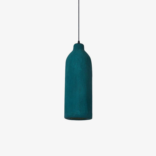 Modern Dark Green Polystyrene Pendant Light