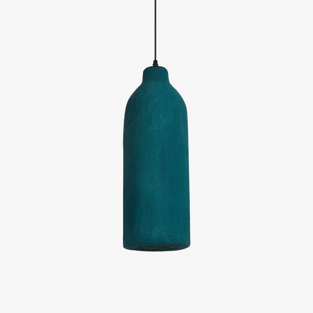Modern Dark Green Polystyrene Pendant Light