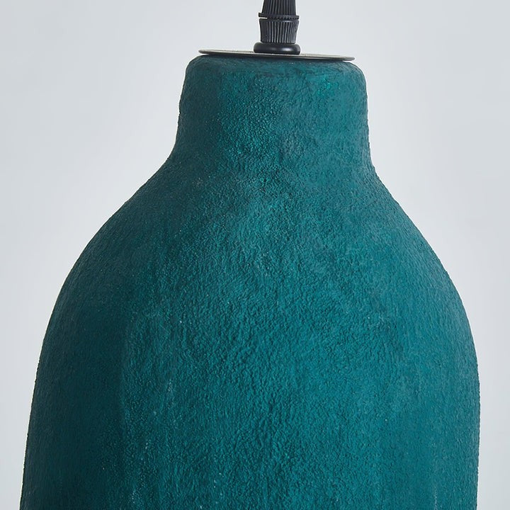 Modern Dark Green Polystyrene Pendant Light