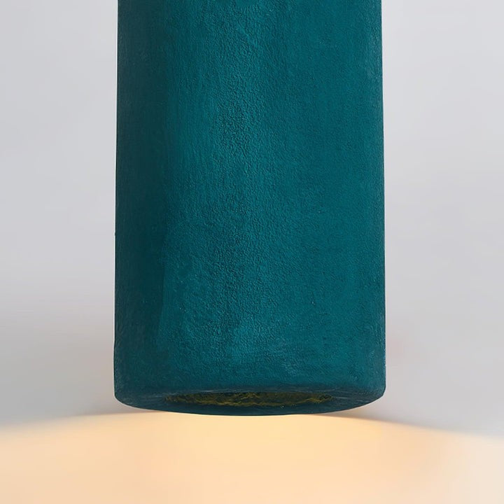 Modern Dark Green Polystyrene Pendant Light