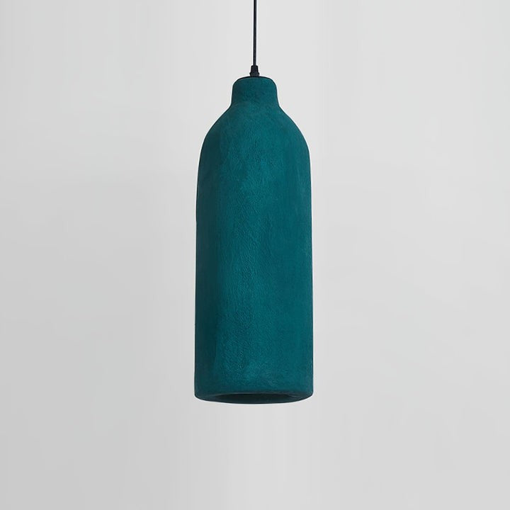Modern Dark Green Polystyrene Pendant Light