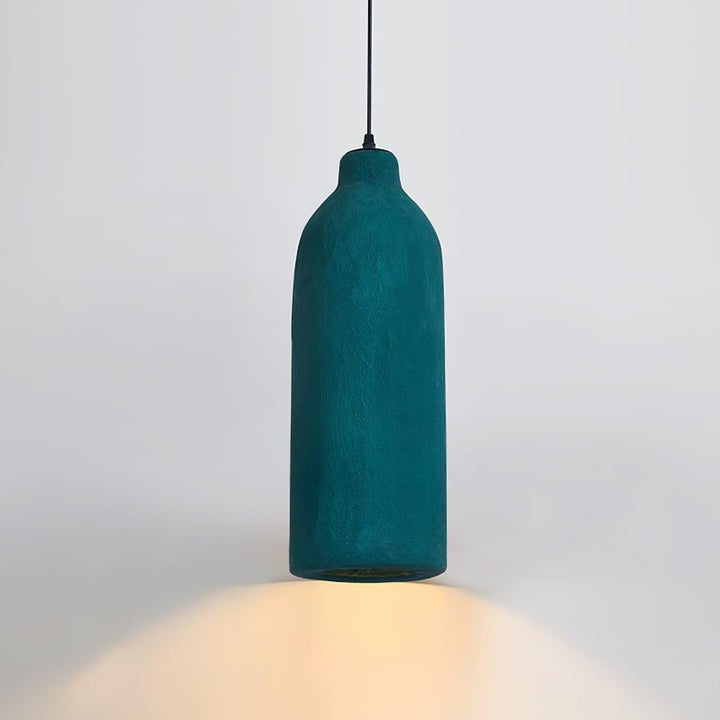 Modern Dark Green Polystyrene Pendant Light