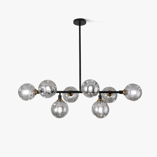 Modern Glass Multi-Light Chandelier