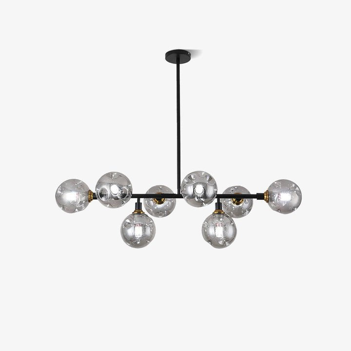 Modern Glass Multi-Light Chandelier