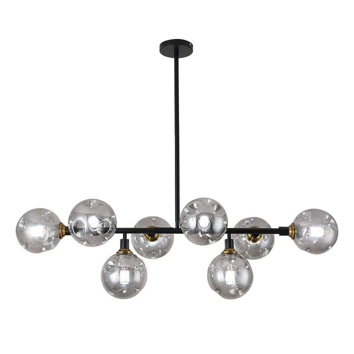 Modern Glass Multi-Light Chandelier