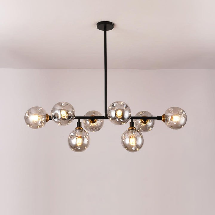 Modern Glass Multi-Light Chandelier