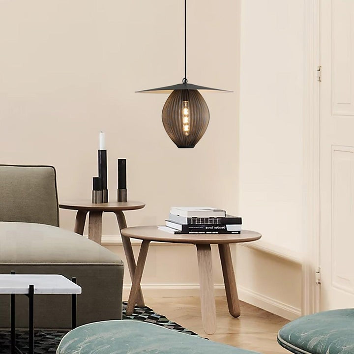 Modern Perforated Stainless Steel Satellite Pendant Light