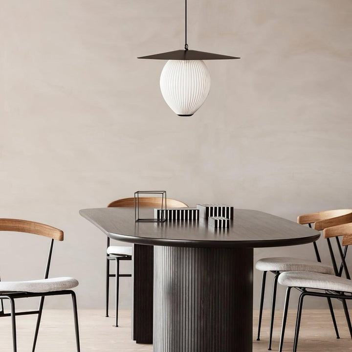 Modern Perforated Stainless Steel Satellite Pendant Light