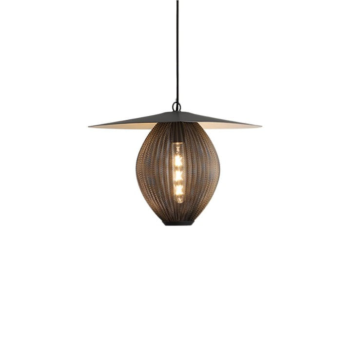 Modern Perforated Stainless Steel Satellite Pendant Light
