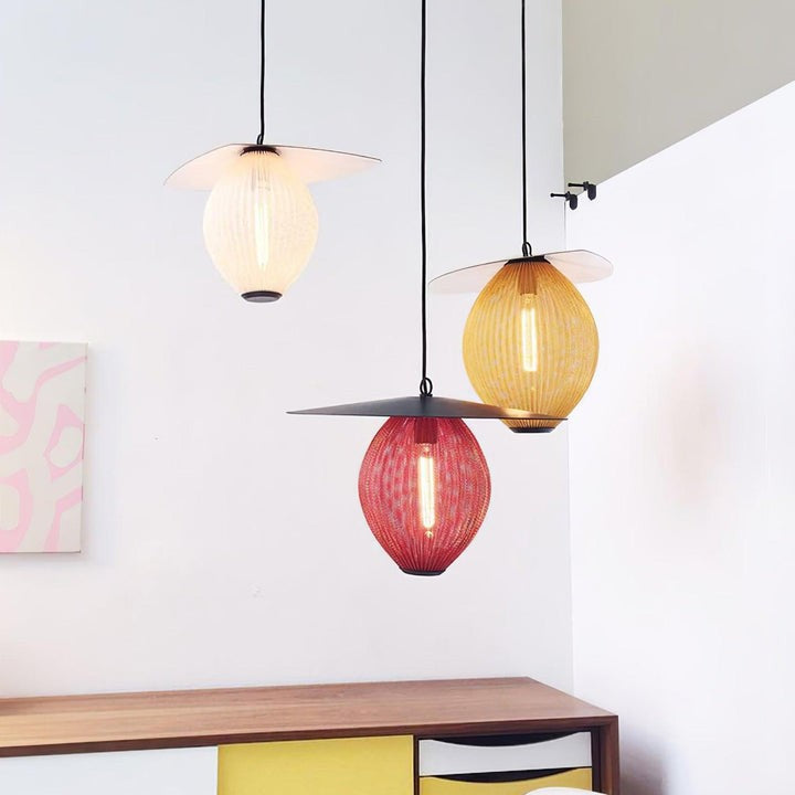 Modern Perforated Stainless Steel Satellite Pendant Light