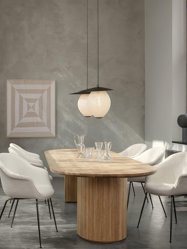 Modern Perforated Stainless Steel Satellite Pendant Light