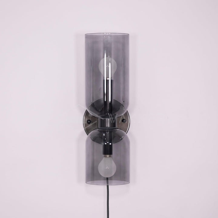 Modern Plug-In Glass Wall Sconce