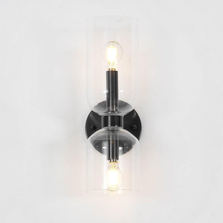 Modern Plug-In Glass Wall Sconce