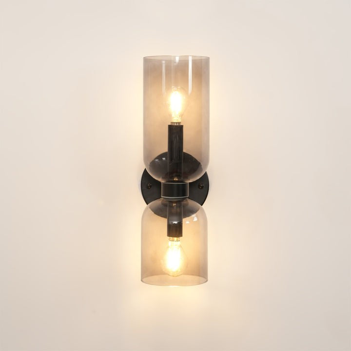 Modern Plug-In Glass Wall Sconce