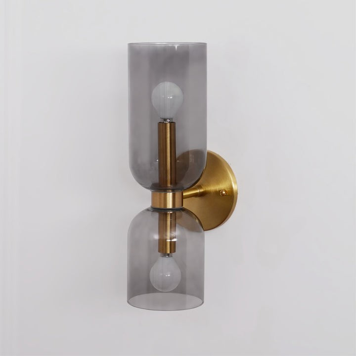 Modern Plug-In Glass Wall Sconce