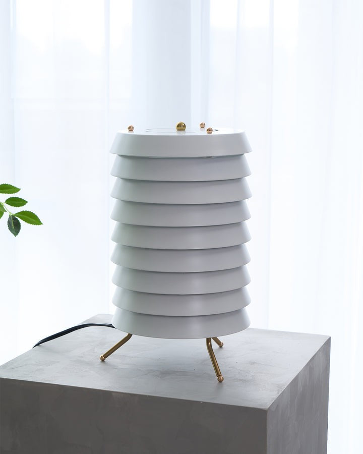 Modern Stacked Disk Tower Table Lamp
