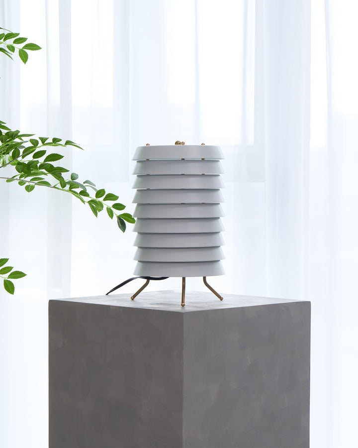 Modern Stacked Disk Tower Table Lamp