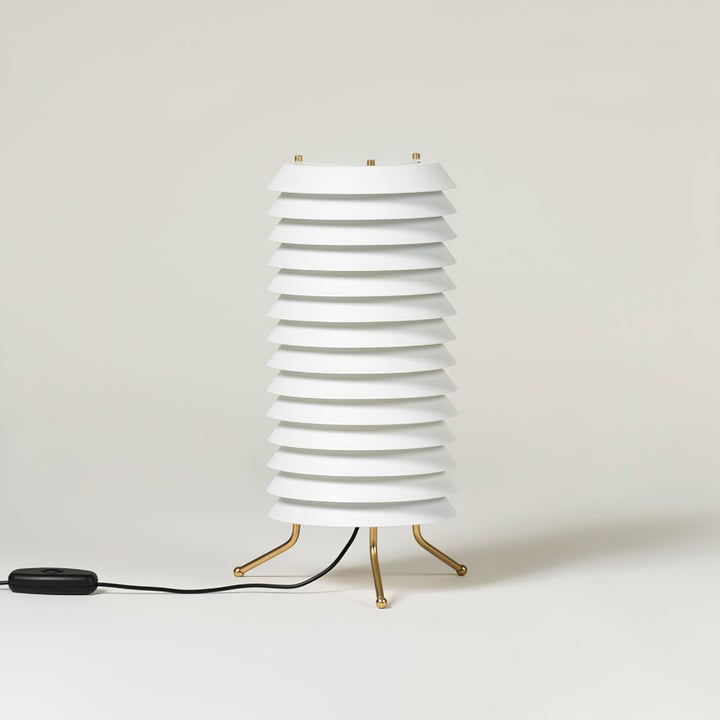 Modern Stacked Disk Tower Table Lamp
