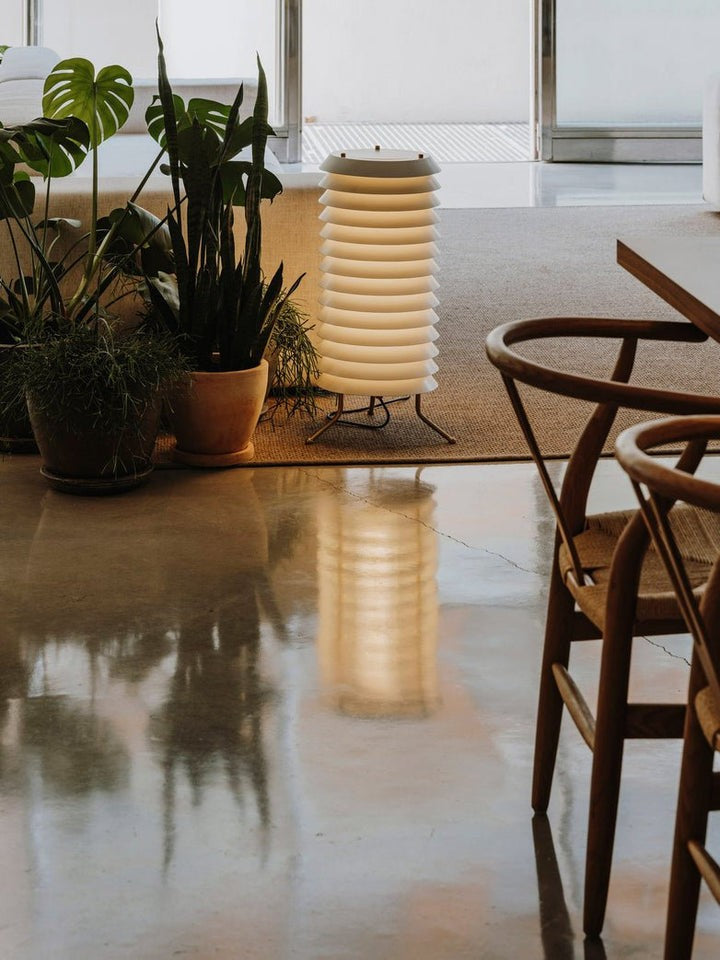 Modern Stacked Disk Tower Table Lamp