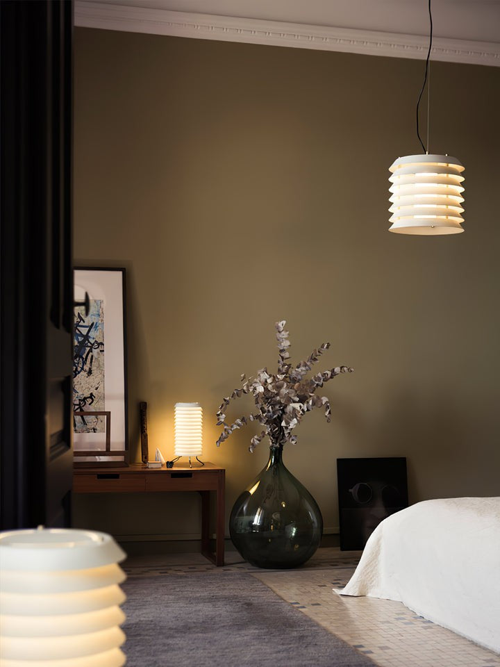 Modern Stacked Disk Tower Table Lamp