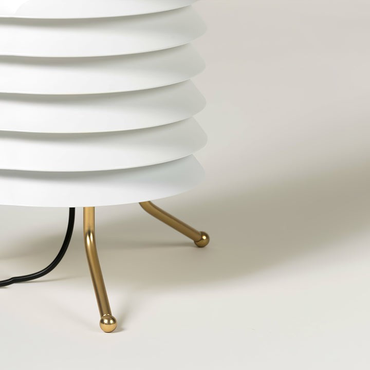 Modern Stacked Disk Tower Table Lamp