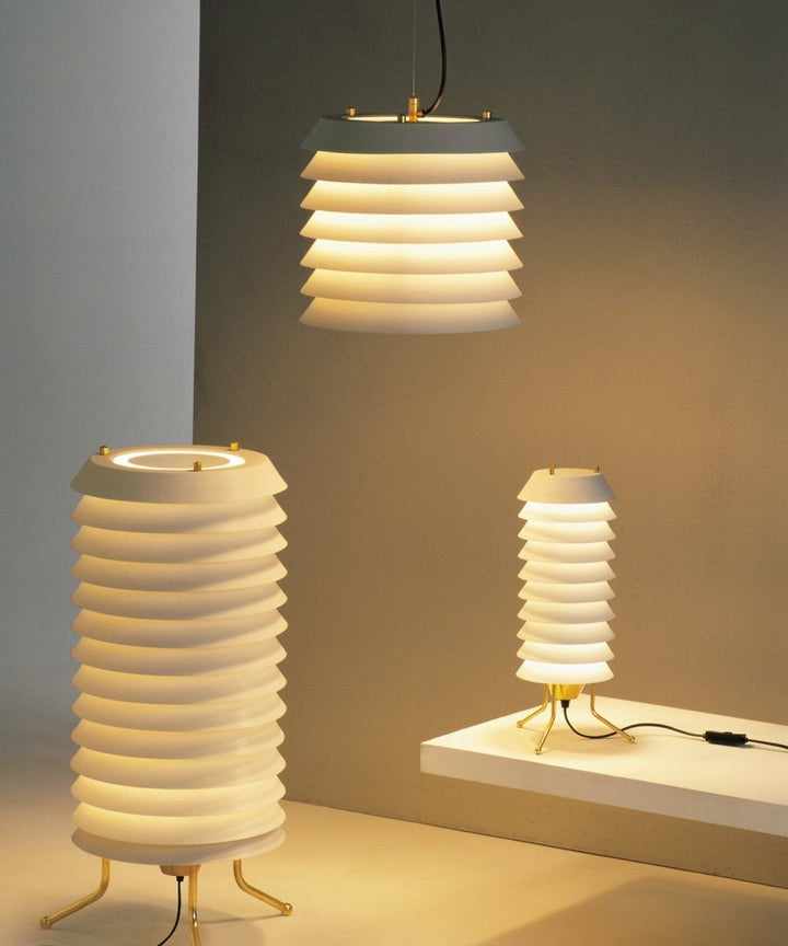 Modern Stacked Disk Tower Table Lamp