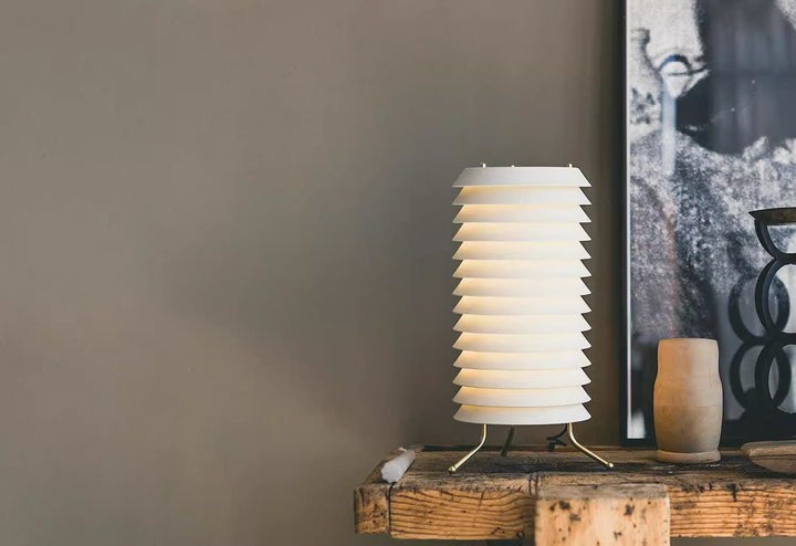 Modern Stacked Disk Tower Table Lamp