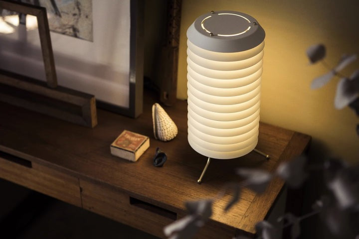 Modern Stacked Disk Tower Table Lamp