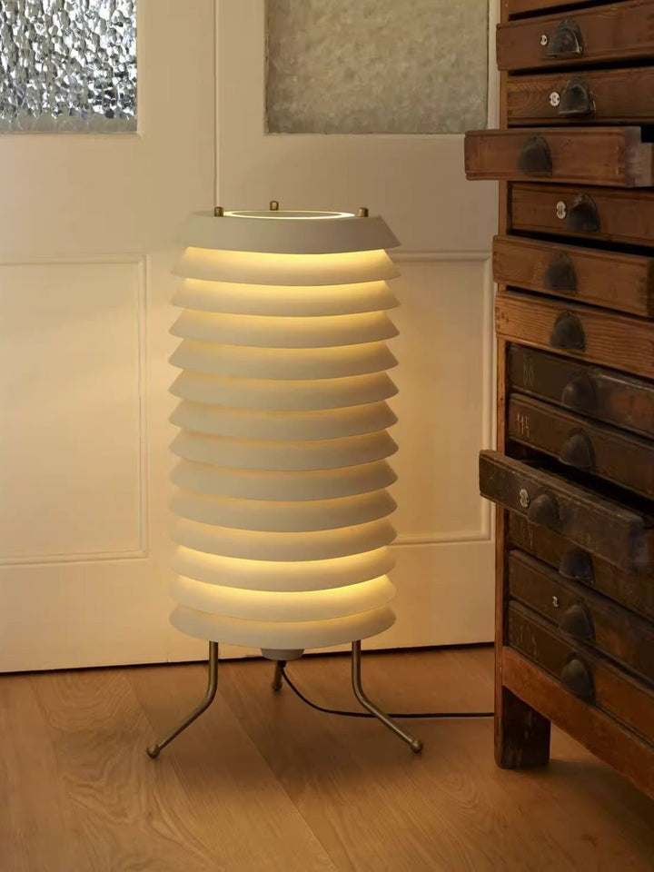 Modern Stacked Disk Tower Table Lamp
