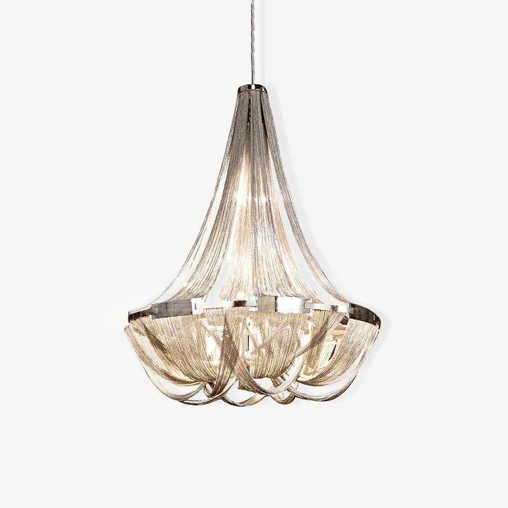 Modern Tassel Aluminum Chain Chandelier