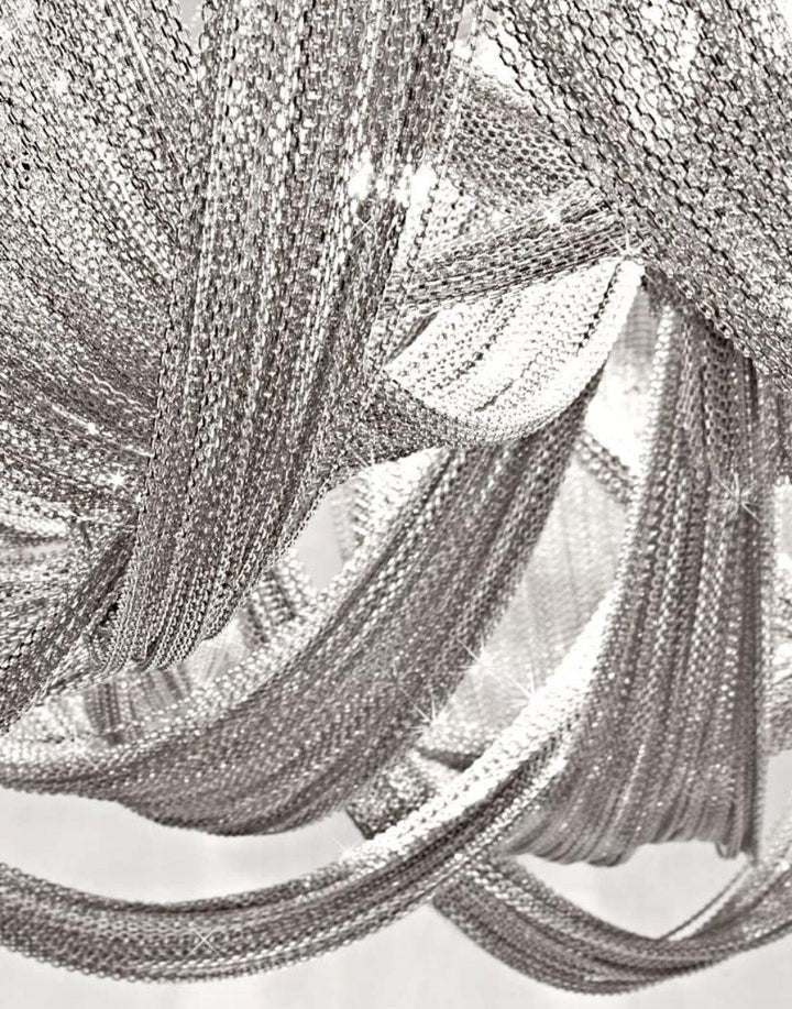 Modern Tassel Aluminum Chain Chandelier
