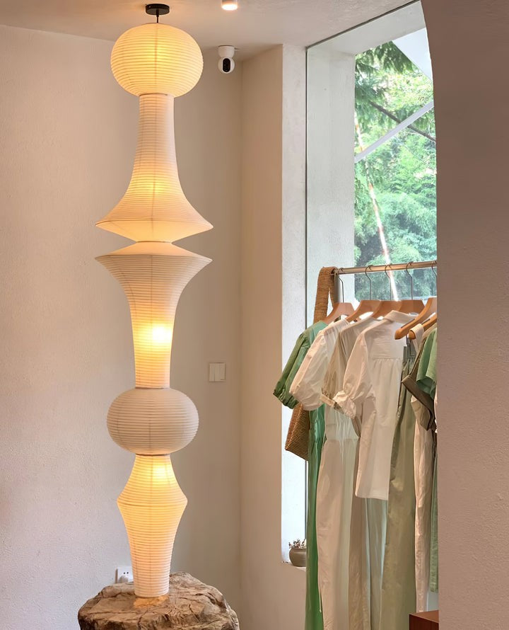 Modern Washi Paper Globe Pendant Light