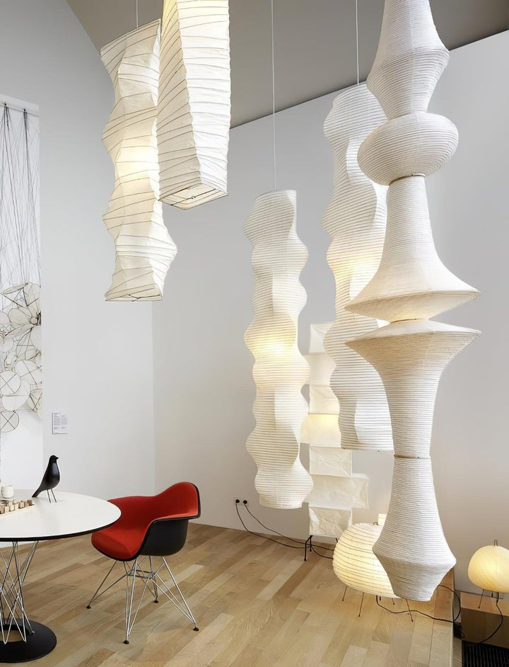 Modern Washi Paper Globe Pendant Light