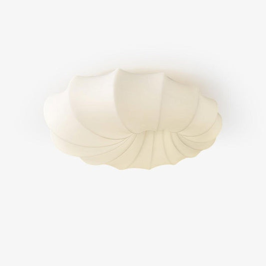 Modern White LED Flush Mount Ceiling Light Fixture