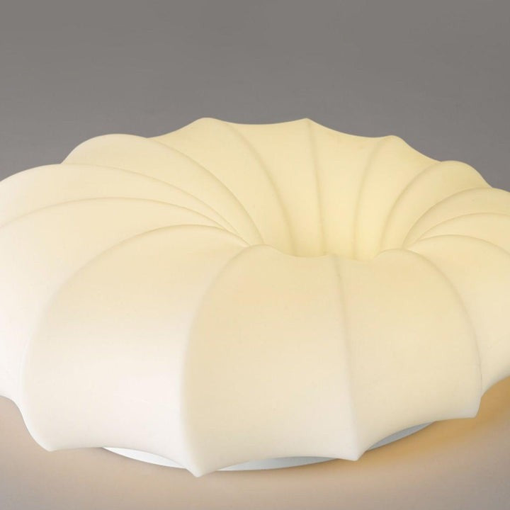 Modern White LED Flush Mount Ceiling Light Fixture