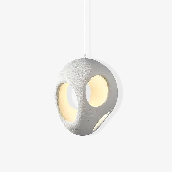 Modern White Polystyrene Ceiling Pendant Light